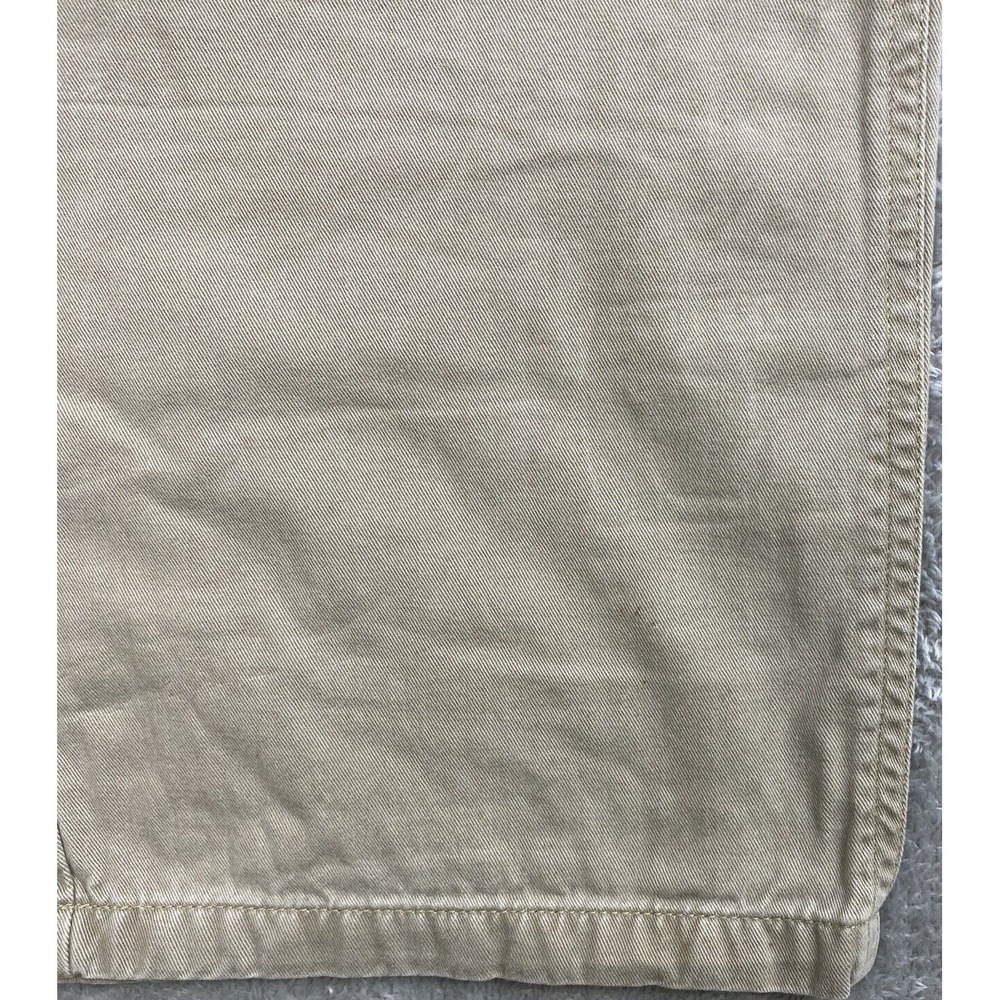 Wrangler Cargo Pants Men Beige Measures 35x32.5 No Sizing Baggy Grunge Workwear - Picture 12 of 14